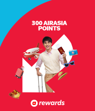 300 AirAsia points