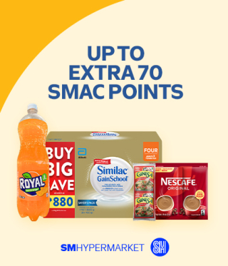UP TO EXTRA 70 SMAC POINTS