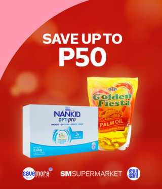 SAVE UP TO P50