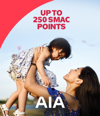 Earn up to 250 SMAC Points with AIA
