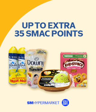 UP TO EXTRA 35 SMAC POINTS