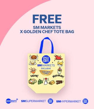 FREE SM MARKETS X GOLDEN CHEF TOTE BAG