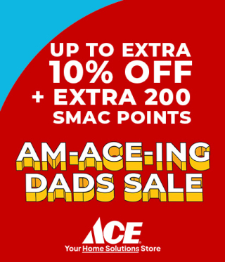 Up to EXTRA 10% OFF + EXTRA 200 SMAC POINTS​
