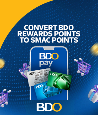 Convert BDO Rewards Points to SMAC Points