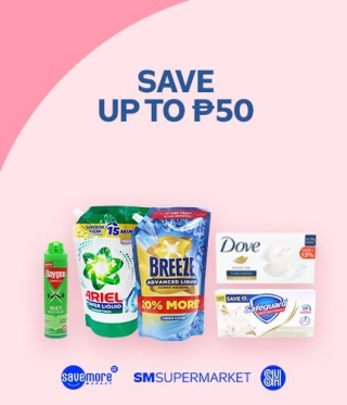 Save up to ₱50