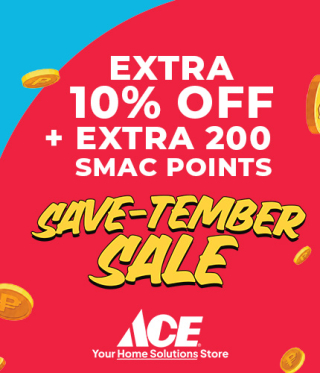 EXTRA 10% OFF + EXTRA 200 SMAC POINTS