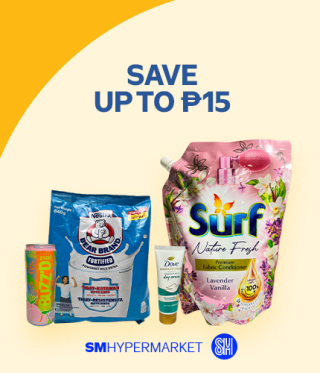 Save up to P15
