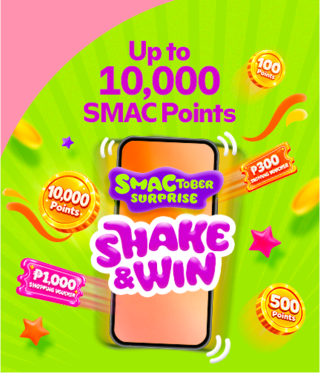 Up to 10,000 SMAC Points or Shopping Vouchers
